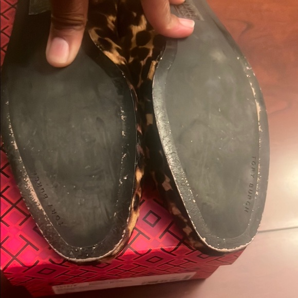 Tory Burch Leopard Print Flats - Picture 3 of 3